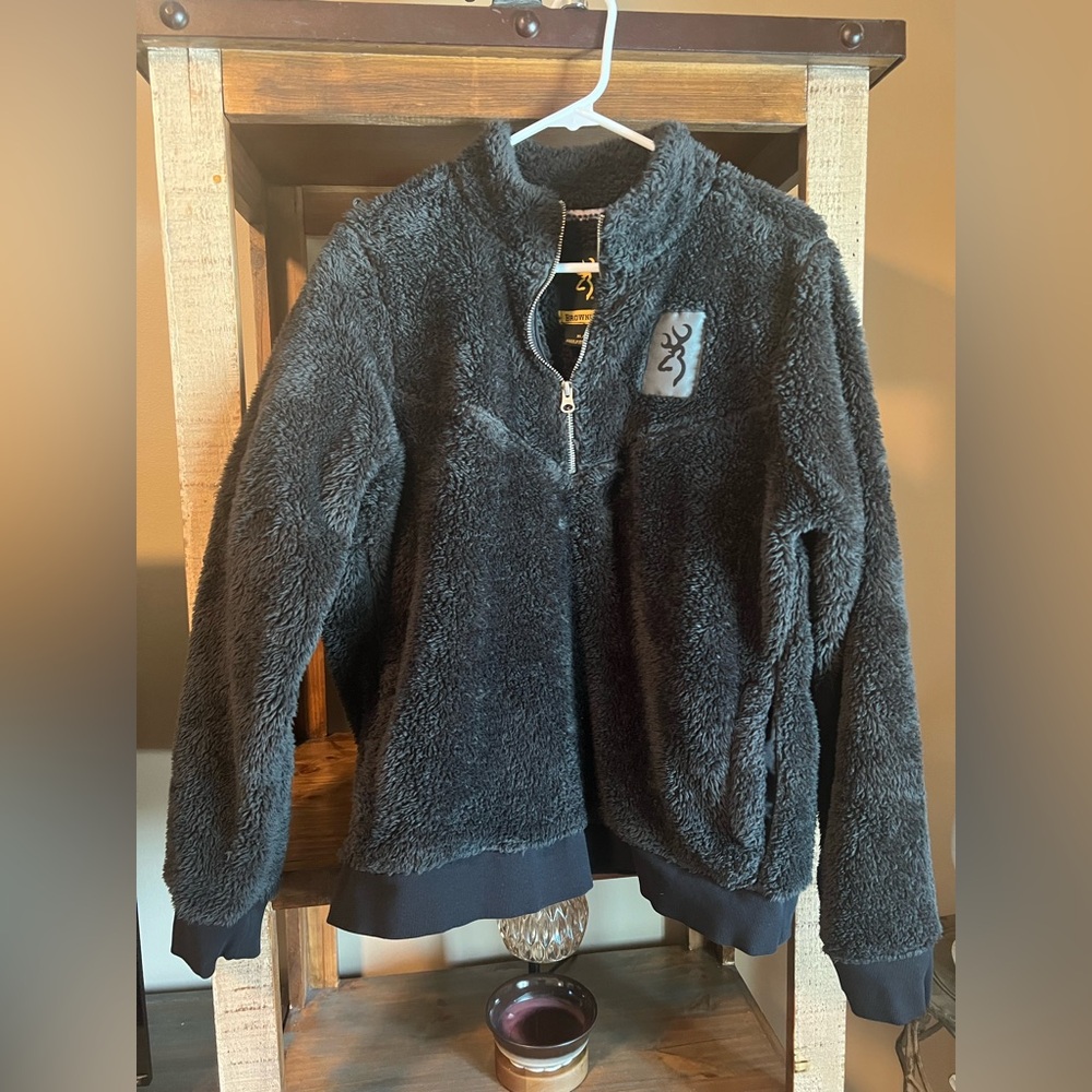 Browning Black Fleece Quarter-Zip Pullover - women’s xl
